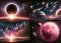 una representación espectacular de estos fenómenos celestiales en alta resolución